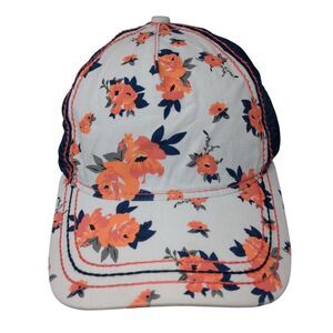 Cruel Denim Snapback Mesh Back Trucker Hat Multi One Size Floral Print